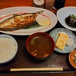 小馳走蔵 TAKERO - 本日の焼き魚(さんまの一夜干し) 1,100円 ♪