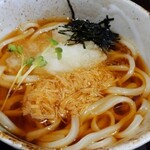 Udon Ichi - 大根おろしとなめ茸と海苔と甘いツユの温かうどん