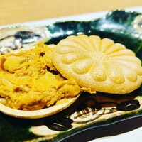 鮨 青海 北新地 - あん肝モナカ