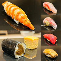 鮨 青海 北新地 - この中ではやっぱり車海老♡車海老ならいくらでも食べれる気がする( '﹃'⑉)ﾓｸﾞﾓｸﾞ