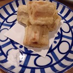 季節料理かたやま - れんこんの天ぷら