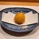 鮨 竜介 - 蟹クリームコロッケ