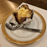 ステーキハウス新吾 - ベークドポテト
