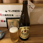 酒と肴とせいろ蒸し オオサカチャオメン - 瓶ビール/605円♪
