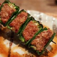 鳥茂 - ピーマン肉詰め