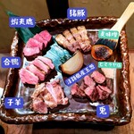 炉とマタギ - 肉盛り合わせ五重奏