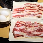 焼肉 きんぐ - 炙りすき焼きカルビ2人前