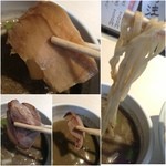 らー麺 山さわ - 具材＆麺