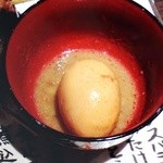 四文屋 - 煮玉子 100円