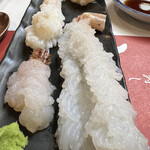 季節料理 みかみ - ズワイ蟹と毛蟹⚫︎刺身としゃぶしゃぶ