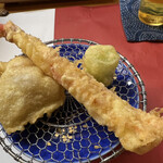 季節料理 みかみ - ズワイ蟹と毛蟹⚫︎天麩羅