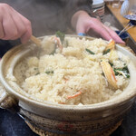 季節料理 みかみ - ⚫︎蟹釜飯