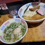 塩そば専門店 桑ばら - 鶏鰹ジュレのつけそば（塩）