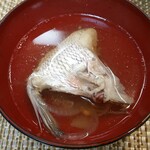 磯料理 光力 - 限定５食海鮮丼の鯛兜汁(H28.2.9撮影)