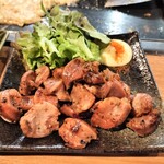 Okonomiyaki Monja Teppanyaki Satton - やみつき砂肝焼き