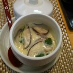 磯料理 光力 - 限定５食海鮮丼の茶碗蒸し(H28.2.9撮影)