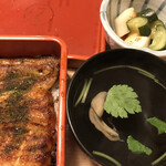 江戸一 - 鰻重上♨️山椒♻️肝吸い✴️糠漬け