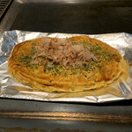 Okonomiyaki Teppanyaki Yanagiya - 納豆オムレツ