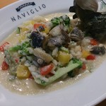 Naviglio - サザエと夏野菜のリゾット