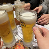 ふくの鳥 - ビールで乾杯