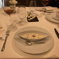 ソンブルイユ TOKYO - セルリラーヴのムスリーヌとコンソメジュレ