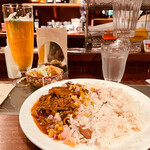 sugar&spice Raco - きのこと牛蒡とラム肉のカレー&鶏団子と白い野菜のカレー