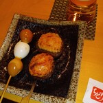 Chidori - 半熟オセロ　椎茸肉詰め