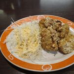 長崎ちゃんめん - 料理は「唐揚げ3個セット」が最初に到着！