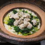 十皿 - 坂越産　牡蠣とあおさ海苔の土鍋ご飯