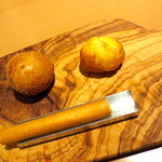 ル・タン・ペルデュ - パン・オ・キュリー　スモークサーモンのスティック　グジェール