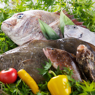 全国各地より届く新鮮な天然魚介が自慢です！