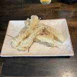 讃岐饂飩 恩家 - エリンギ100円