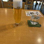 うなぎ 海雲 - 食前の先ずビール