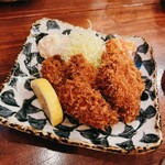 川越屋 - 広島産かきフライ　580円