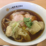 飯田商店 - わんたん入り醤油らぁ麺 ¥1100