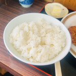 Yamate Shiyokudou - ご飯は普通で多めです。