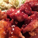 とり鉄 - 【ランチメニュー】鶏の唐揚げ定食