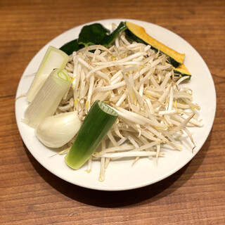 北海道產的蔬菜和米飯也是絕品最後請品嘗本店限定的蘸面