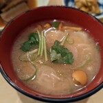 割烹 小川 - 「味噌汁」