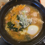 旬彩 Kiaji - 麺定食はチゲ風ラーメン