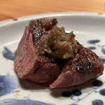 とり茶太郎 - 小鳩ロース、マッシュルームソース