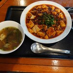 Ma Rong Youza Ando Sankorei - 麻婆豆腐定食（ご飯はなし）