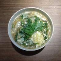 松石 - 酸辣湯麵　庄内小麦（山形県産）　仙台白菜・春菊（宮城県産）