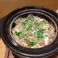 日本料理 e. - ご飯　茗荷　油揚げ
