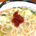 俺の中華たなか家 - 「辛味噌」をトッピング⤴️この「↺味変↻」で更に旨し(*^^*)d