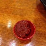 俺の中華たなか家 - 「辛味噌」が別に添えられます(^o^)v