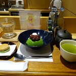 和の茶 伊藤園 - 抹茶ババロアにお茶、抹茶と栗のマカロン