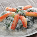 錦龍 - 蟹肉とブロッコリーのあんかけ