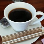 キッチン ブルー グローブ - コーヒーのアップ