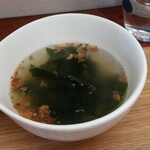 キッチン ブルー グローブ - スープのアップ